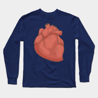 Heart Anatomy Long Sleeve T-Shirt